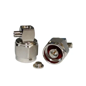 Hot Sale N-JWB3 Coaxial Connector N Male Right Angle Connector for RG402 RG141 Cable Assembly