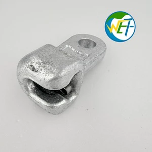 Supplier Price Wolf Steel Spherical Cavity Type Permanent Mold Cast W-Type Socket Clevis Eye Overhead Line Connection Power