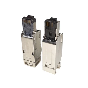 SVLEC Intelligent Control Ethernet Metal RJ45 Shield Plug Network Crimp Waterproof Male Automotive IP20