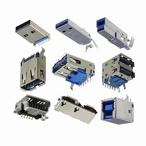 Usb 4 Pin Female Micro Usb Connector Usb 2.0 Connector