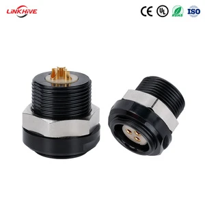 LINKHIVE Custom Design High-tech 2A Series Connectors Cable TAG ZKG 2 -19 Pin Colorful Plug Socket Plastic Medical Connectors