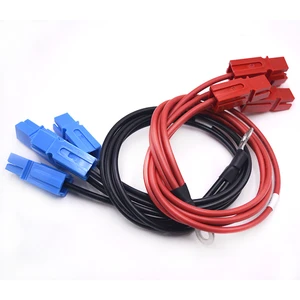 Custom Connector to Banana Plug Battery Charging Cable Assembly Solar Photovoltaic Panel Connection Wire Harness