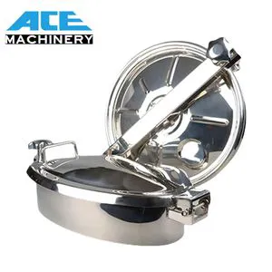 Ace Manufacturer Wenzhou Sanitary Stainless Steel Water Tank Round Manway Manhole Cover With Quality Good Price