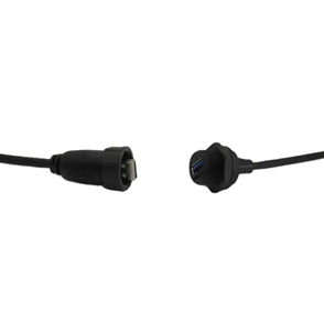 Waterproof IP67 USB 3.0 Adapter 9 Pin Panel Mount Data Cable Connector with for Certification and Shielded Function