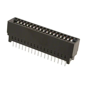 34 Position Female Card Edge Connectors Right Angle Edgeboard Connectors Dual Edge Slot 2.54mm 5650187-1