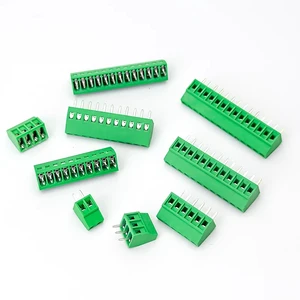 KF128-2.54MM Screw Type PCB Copper Terminal Block 2P/3P/4P/5P/6P/7P-16P