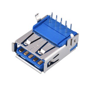Electronic Components USB 3.0 a Type Connector 90 Degree Female USB Type a Connector Types