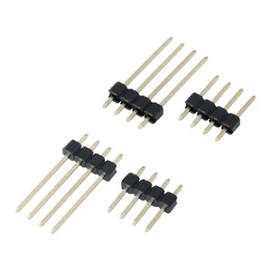 Good Quality Pin Header Connector 2.54 mm Pitch Single Row Straight DIP 2-40 Spacing Pin Header