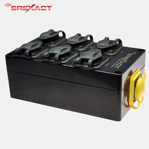 Good Quality MPO To 6 LC Fiber Optic Adapter Box 6-plex Multimode OM3 Push-Pull SFB2-12M3-MPOM-6DLS