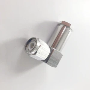 RF Coaxial TNC Male Plug Right Angle Clamp Connector for LMR240, CNT240,WCX240,HPF240 Cable