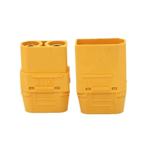 Amass XT90H Connector 4.5mm Male Female Gold Plated Bullet Banana Plug for RC UAV Drone Lipo Battery Durable Metal RC Boat Parts
