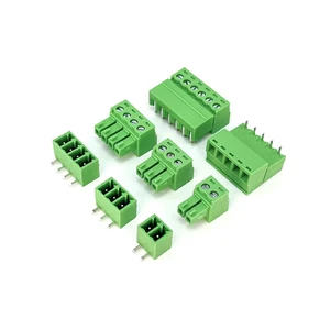 KF2EDG-3.81 3.81mm Bent Pin Plug in PCB Terminal Block Male and Female 15EDG/RC-3.81MM 2/3/4/5/6/7/8/9/14P/15P/16P/17P/18P-24P