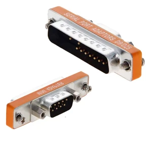 Factory D-sub Connector Dual Male Row DB25 25pin to 9pin DB9 Adapter MINI Serial Port Cable Adapter at Modem with Screw M2.6
