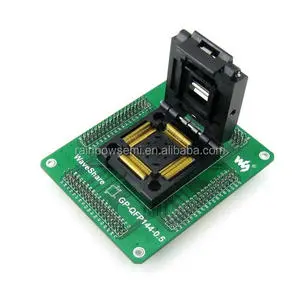 in stock QFP144 TQFP144 LQFP144 Adapter IC51-1444-1354-7 IC Test Socket Programming Adapter 0.5mm Pitch hot sale