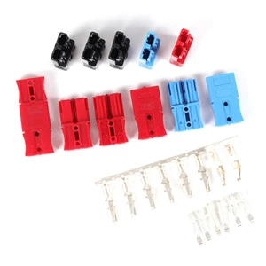 Liteam Hotsale Quick Connector Plug Socket Male & Female 2 Pole 50a 600v DC Power Forklift E-Bike Battery Charger Connector