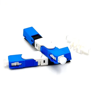 Quick Assembly SC UPC Fiber Optic Connector Optimal Optical Connectivity for FTTH SM Fiber Conductor Insertion Loss 0.3dB