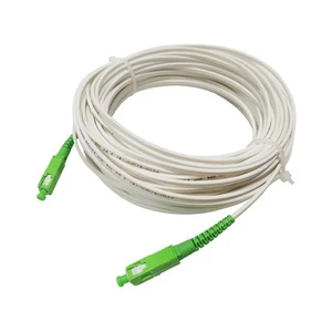 FTTH Fiber Optic Drop Cable 2M 5M 10M 20M Single Mode SCUPC SCAPC Patch Cord Pre-Terminated Drop Wire for ONU ONT