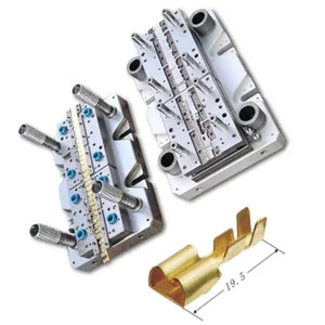 Punching Molds Punch Die Manufacturers Progressive Dies Terminal Die Stamping Tooling For Socket Terminal Connector Parts