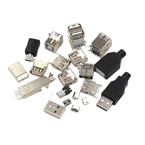 Micro USB Adapter with Female/Male Square Mouth Connector Type A/B SMD Straight Plug MICRO Socket for Optimal Connectivity