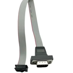 D-sub 12-Pin 232 Serial Port Adapter 9-Pin DB9 Motherboard LED Strip Connectors Copper Stainless Steel Housing for PCB Power