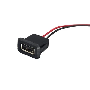 rohs factory USB-A-SA00-F Type-A USB A Female USB-A Socket USB A CONNECTOR with wire lead USB A Charge cable