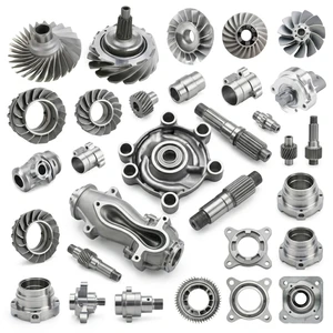 OEM One Stop Solution for Precision Machined Parts and 3D Printed Models Including Shafts Housings and Turbines With Aluminum