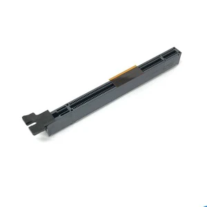 Amphenol PCIe 6.0 164 Pin Card Edge Connector SMT X16 1.0mm Pitch with Locking Ramp