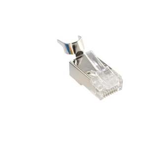 China Manufacturer Ethernet RJ45 Cat7 Cat6a 8P8C Shield Connector