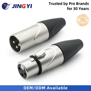Audio Connectors Nickel Silver Plated Premium XLR Cable Microphone Connector
