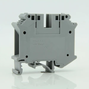 High Altitude Interface Terminal Blocks WUIK 35N 1000V 150A Screw Connection Din Rail Spring Type Durable Metal