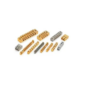 Customized Best Quality Brass Neutral Link Bar Copper DIN Rail Power Distribution Terminal Blocks for Sale