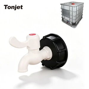 1/2'' 3/4'' Coarse Thread IBC Tank Tap Connect Ton Barrel Valve Replacement Spigotfor Home Yard Gardening Irrigation Accessories