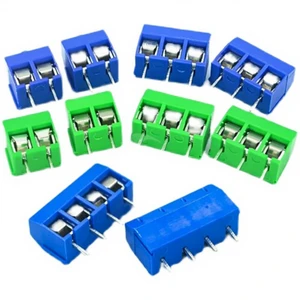 KF-301 Cross Blue KF301-2P 3P 4P 5.0MM PCB Wiring Terminal 12A 300V Spliceable