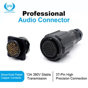 SVK37-VFS Audio Female Cable Connector 37Pin Circular Connector Extension For Disconnecting Output Speaker