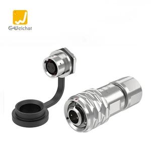SF8 Quick-Insertion Copper Metal Aviation IP67 Waterproof Cable Connector 2/3/4/6/8Pin Power Soldering Docking Panel Mount