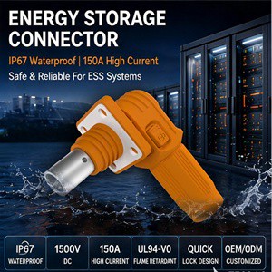 Lithium Battery Terminal Connector Copper Energy Storage Terminal High Power Connector 1500v Scrimping Connector 120A 100A 70A