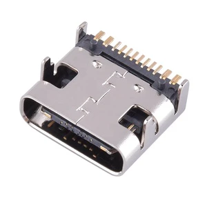 Supply USB Type-C 16-Pin Female Connector Copper Material 3A Rated Current