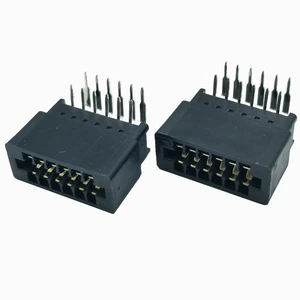 Hot Wholesale Right Angle Gold Finger Slot Card Edge Connector 2.54Mm Pitch 12P 52P High Quality Edge Connectors for Various