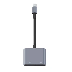Light-ning to HD-MI Digital AV Adapter 1080P HD Video Sync Screen and Audio Connector Cable with Charging Port