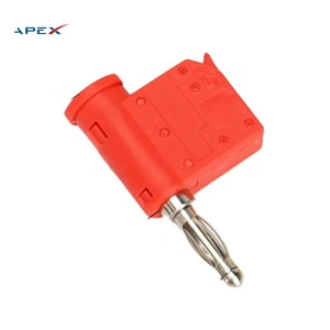 New Type Solder-Free Quick Connect Brass Power 4mm Banana Plug High Current 24A Stackable Connector