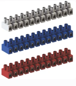 OnElecs Turkey Polycarbonate Terminal Strip Connector-Screw Type Electrical Barrier Block Heat Resistant Wire Connecting Bar