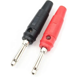 4mm Banana Plugs 32A High Current Screw Type Banana Plug Male Connectors Adapters