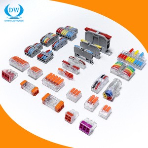 Hot Selling Fast Connector Push Quick Wiring Electrical Terminal Connector Color Quick Splicing Push In Wire Connector