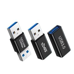 USB 3.0 Male to Female Adapter 10Gbps High Speed USB 3.0 Extension Connector for PC Laptop
