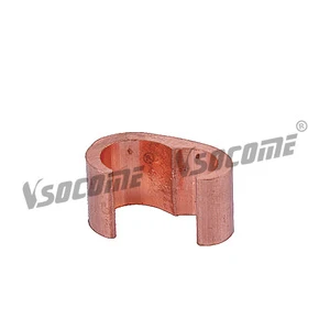 Heavy-Duty C-Type Clamp and Connector Earthing Accessories with Copper and Aluminium Material Metric for Wire Connection