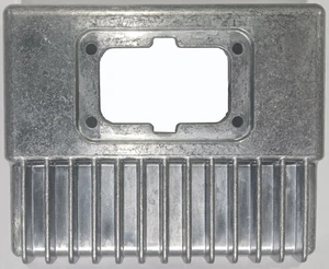 BS197 ADC12 Aluminum ECU Enclosure Automotive Control Box Housing for 28/48 Pin Auto Connector Heat Sink Case