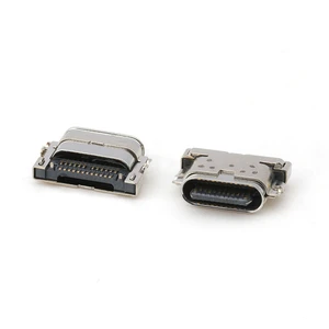 IPX7 Waterproof USB SMT Type Socket Connector Mid Mount 24Pin USB C Female Connector