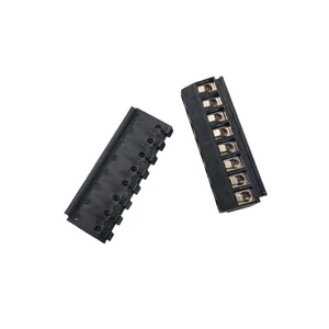 5 PCS Electric Terminal Blocks 5.0 mm Pitch 8P Mount Screw Terminal Block for Industrial Equipment