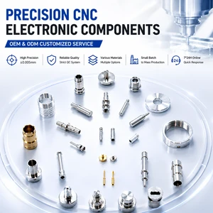 High Precision 0.005 Mm CNC Turning Milling Stainless Steel Connector Sleeve RF Connector Housing