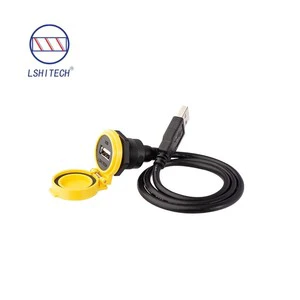 USB 2.0 Female to Male High Quality Socket Connector 4 Colors 0.1-1m Widely Used in Data Transmission and Industrial Devices